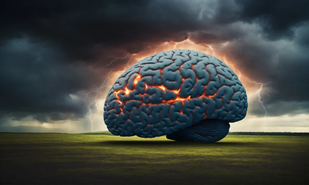 An-image-of-a-brain-with-dark-storm-clouds-forming